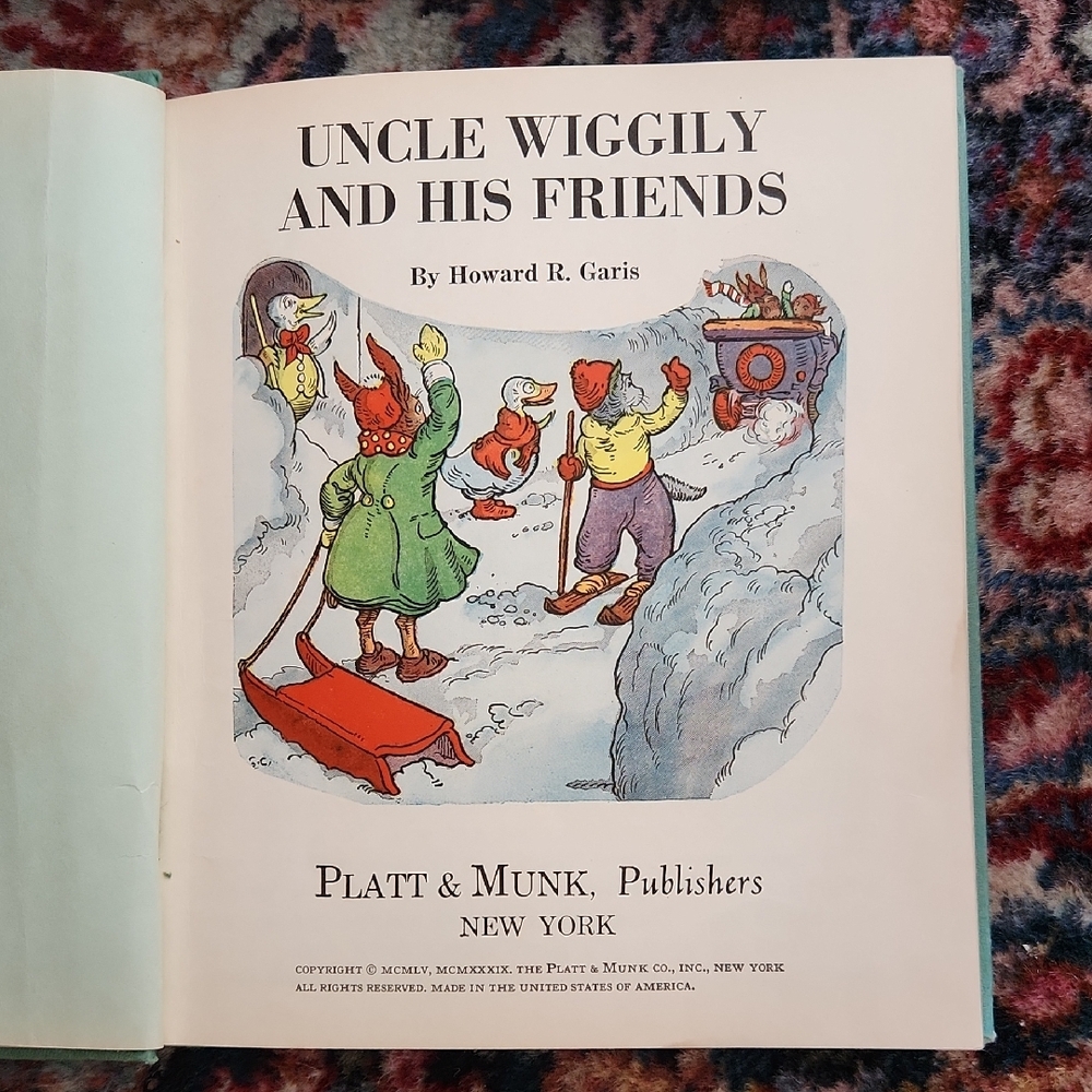 Vintage 1961 "Winnie the Pooh" And 1955 "Uncle Wiggly" - Picture 3 of 3
